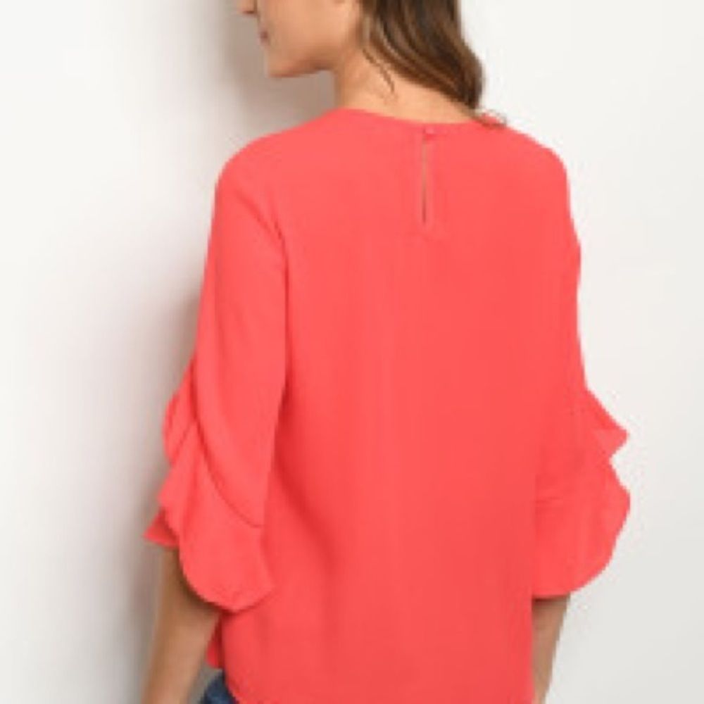 Orange Lore bora pretty blouse - Picture 2 of 2